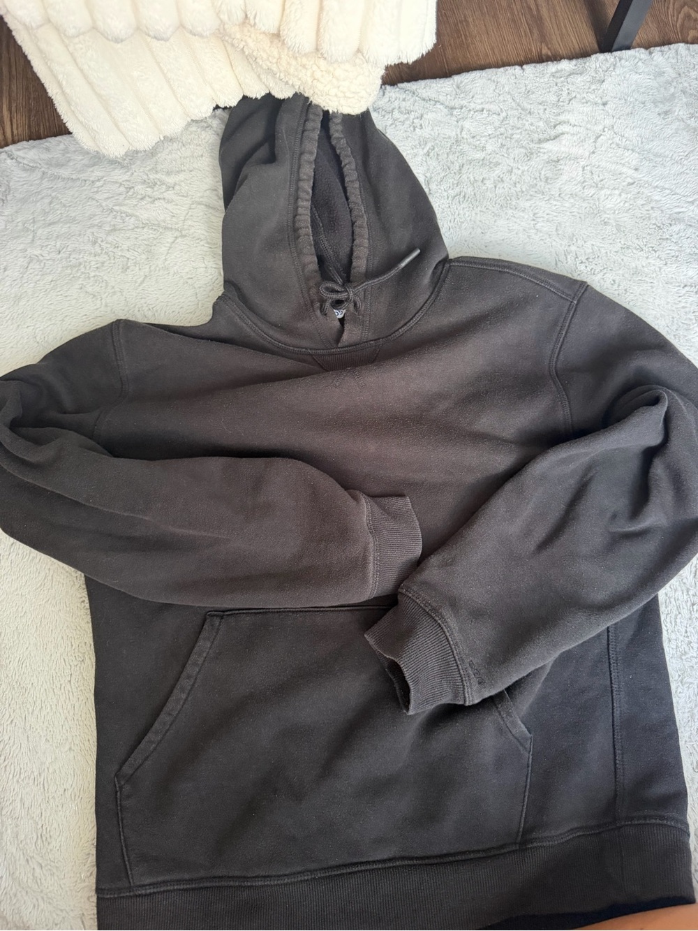 DSG Men's Dark Gray Pullover Hoodie with Kangaroo Pocket